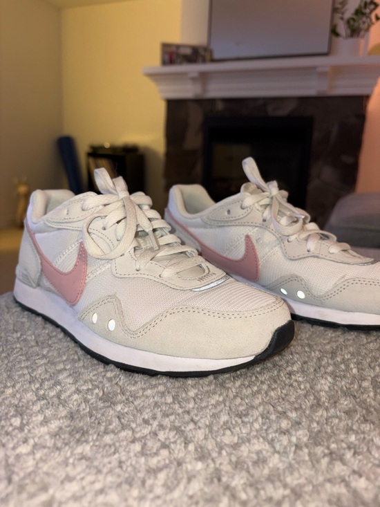 Nike Shoes - Nike Women's Cream and Pink Sneakers